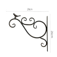 Home Decor Decorative Iron Hook Rust-Colored Shabby Chic