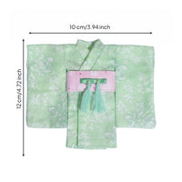 Japanese Style Doll Robe Tassels Doll Robe with Sash Portable Wardrobe Item