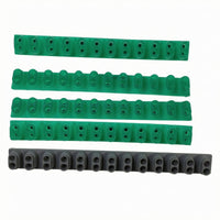 5 Pieces Rubber Connection Strip Flexible Electronic Instrument Part Flat