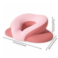 Contoured Face Pillow with Arm Support Ergonomic for Desk