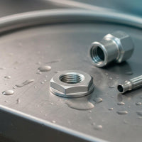 NPT Hex Locknut Easy to Install Stainless Steel Pipe Lock Nut for Beer Keg Setup