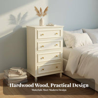 Large Capacity 5-Drawer tall dresser Modern Minimalist and design Chest of Drawers Space-Saving Design Storage Cabinet Sturdy Construction for Apartment Dwellers, residents, Parents, Bedroom, Entryway, Living Room, Hallway