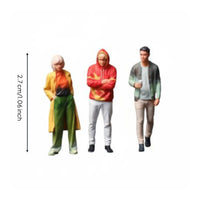 Cup Holding Doll Set Shopping Scene Figurines for Display Scene