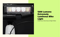 1200-lumen USB bike light