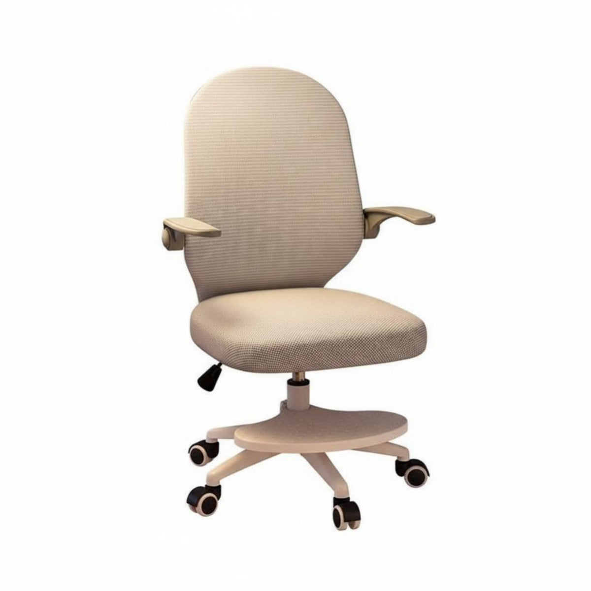 Highspine Reclining Chair with Footrest Height Adjustable rotate Seat for Study