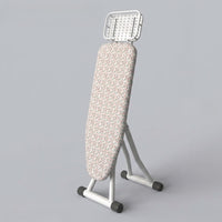 Padded Standing Ironing Board Space-Saving Ironing Board with Tray Compact Stable for Laundry Room, Apartment, Home