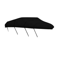 V-Hull Boat Cover Windproof Waterproof Boat Tarp Adjustable Straps Marine Accessory for Storage