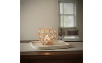 Crystal Ball Candle Holder Atmospheric Crystal Bowl Candle Holder for Party