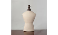 Necklace Display Bust Beige Linen Necklace Bust Elegant Pendant Display Stand Jewelers, Vendors, Boutiques