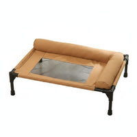Elevated Pet Cot Sturdy Frame Cooling Dog Bed Easy Assembly for Indoor