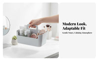 Multi-Compartment Basket with Handle Space-Saving Household Storage long-lasting