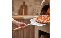 Pizza Peel with Wooden Handle Perforated Pizza Peel Detachable for Kitchen