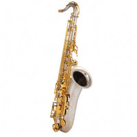 B♭ Tenor Saxophone Brass Tenor Saxophone with Embouchure Piece Comfortable Woodwind for Students, Lessons