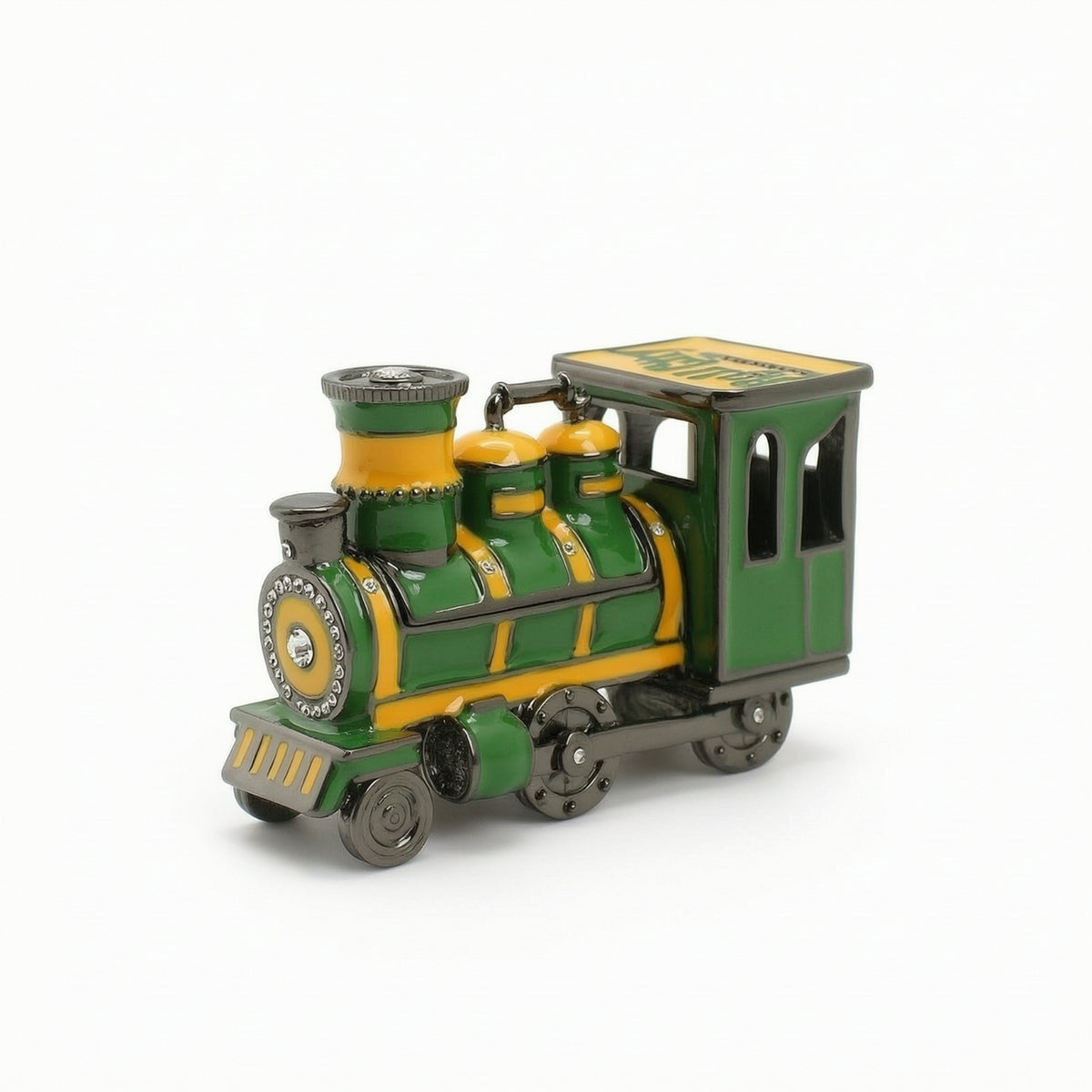 Steam Locomotive Ornament Vintage Locomotive Box Decorative for Collectors