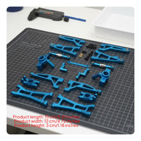 1/16 Scale Car Upgrade Parts High Strength Aluminum shock absorbing Arm Set Wear Resistant Aluminum Swing Arms Set for Rough Terrain