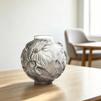 New Chinese Style Round Transparent Fish Vase Decorative