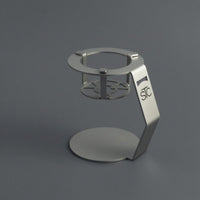 Silver Finish Turkish Coffee Stand Round Base Stainless Steel Coffee Stand