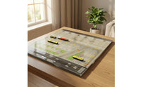 Airport Scene Model Board 1:400 Scale Airport Diorama Base Compatible Display for Collectors