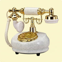 Jade-Tone Wireless Phone Card-Inserting Retro Telephone
