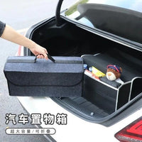Car Storage Box - Foldable Trunk Organizer Bag for Vehicle