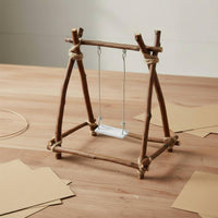 Wooden Swing Model Lightweight Decor Piece Lifelike for Window Display