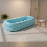 Anti Bath Tub PVC Medical Inflatable Tub Easy to Clean for Home Care