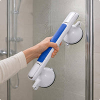 Vacuum Suction Grab Bar Removable No Shower Handle Green Secure Gauge