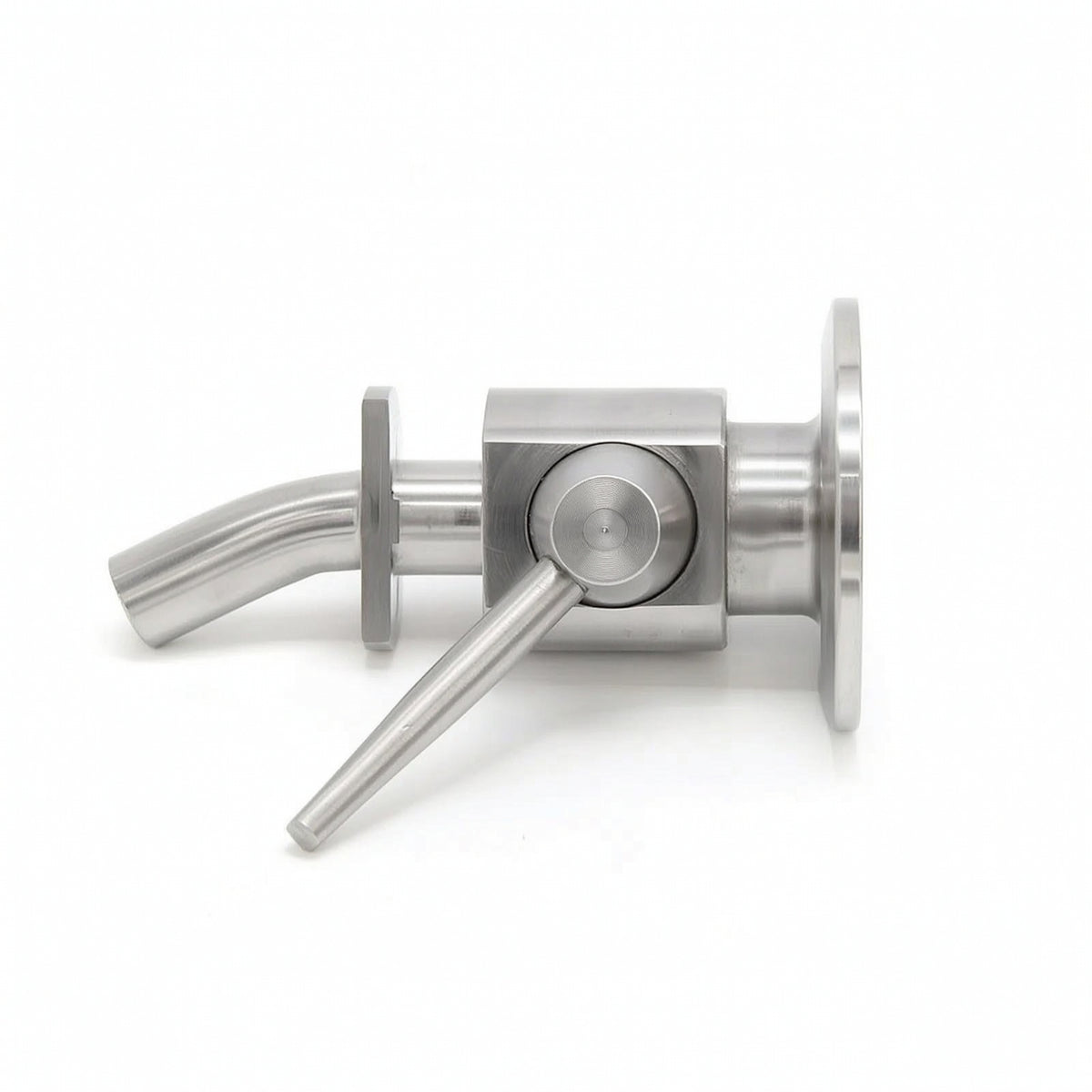 Easy to Clean Beer Sampling Valve Stainless Steel Sanitary Valve with Tri-Clamp Reliable Long-Lasting for Homebrewers