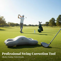Builds Muscle Memory Golf Arm Posture Corrector Portable Inflatable Golf Swing Coach Adjustable Strap for Beginners, Amateur Golfers