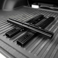 Seat Slider Track Set Glossy Seat Slider with Handle Smooth double Locking Rail Set for Van Builders