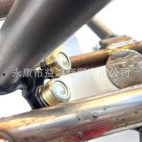ATV DIY Four-Wheel Motorcycle Kart Accessories Modified Beach Car Front Axle Head Frame Disc Brake Suspension Rocker Arm