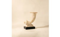 Sculptural Vase with Lion Head Base Creative Lion Head Ornament Contemporary