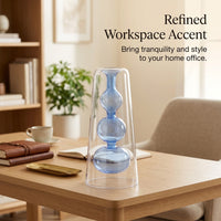 Double Layer Glass Vase: Modern Minimalist Home Decor