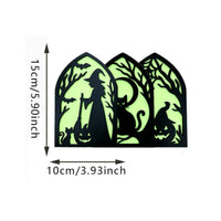 Halloween Wooden Sign Foldable Folding Tabletop Display for Bookshelf, Mantel