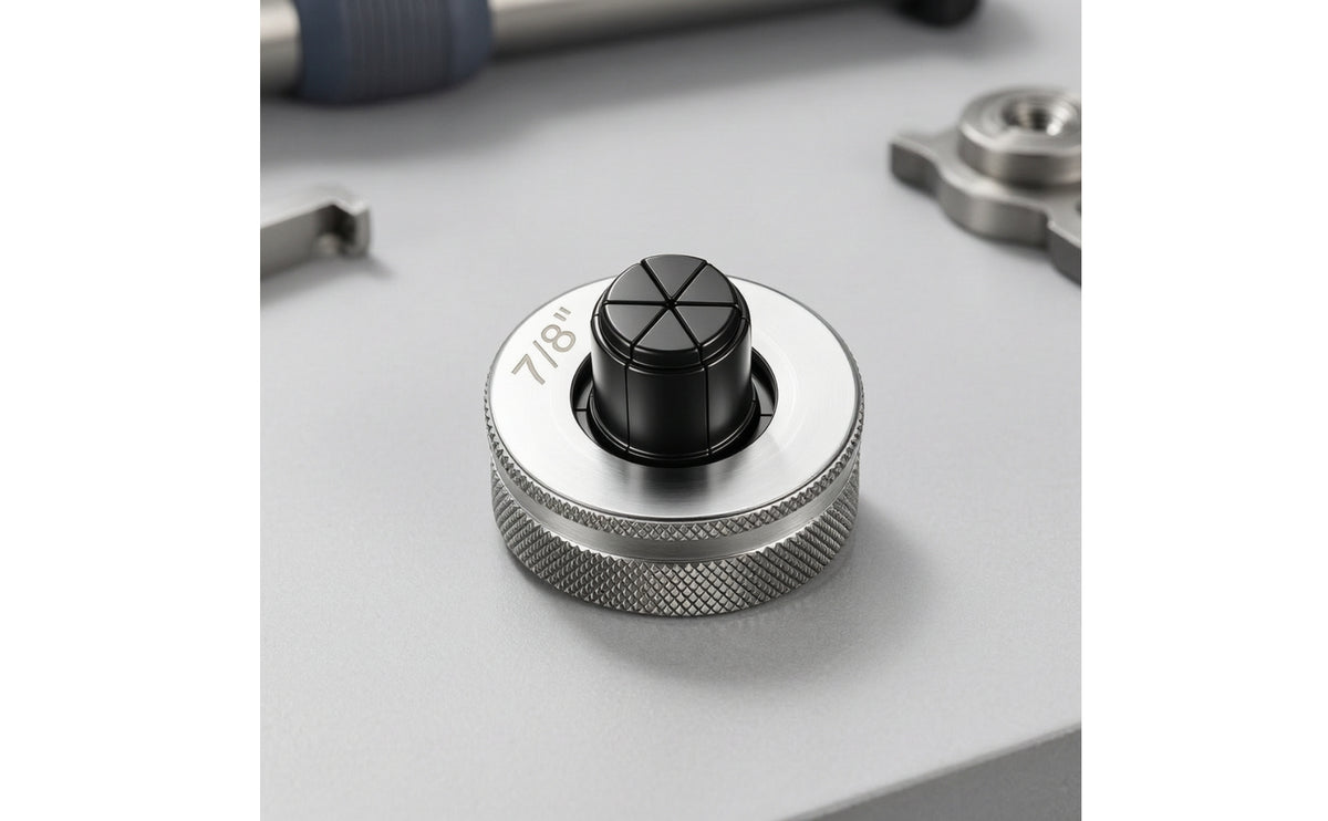 Knurled Pipe Expander Head Non-Slip Expander Head Compact Tube Expansion Tool Accurate for HVAC Technicians, Plumbers, Plumbing