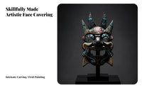 Nuo Opera Mask Collectible Art Traditional Asian Mask 3D Design for Collectors