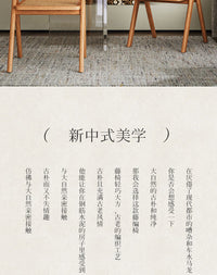 知当下2025新款真藤编实木折叠餐椅书桌椅化妆椅复古家用靠背椅 真藤编-实木胡桃色