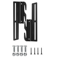 Heavy Duty Hook Plate Adapter Headboard Mounting Kit for Bed Frames, Black