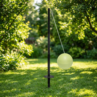 Outdoor Tetherball Game Set with Ground Anchor Allall-Inclusive Tetherball Set with Ground Anchor Long-Lasting Rust-Resistant for Beach