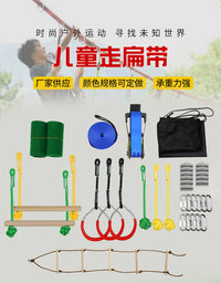 Kids Ninja Obstacle Course Set with Slackline