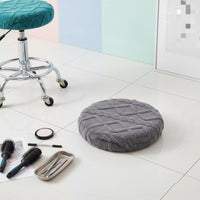 Round Stool Cover Thickened Stool Seat Cover Soft & Comfortable Elastic Round Seat Protector for Salon, Restaurant, Hotel
