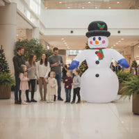 Christmas Inflatable Snowman Giant Snowman Yard Decor Outdoor Decoration Cheerful Festive