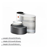 Gravity Water Feeder Non-Electric Feline Water Fountain No Power Needed