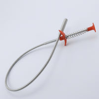 Hair removal clogged drain remover, flexible pipe unclogger tool for spring loaded for homeowners for