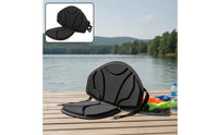 Padded Kayak Seat with Storage Bag Contoured Kayak Seat with Backrest for Fishing
