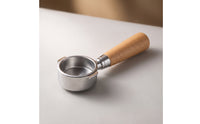 51mm Bottomless Portafilter Three-Ear Portafilter with Filter Basket Easy-to-Clean Espresso Accessory Stainless Steel for Home Baristas