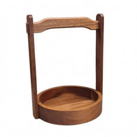 Wooden Hand Basket Natural Wood Household Storage Easy to Carry