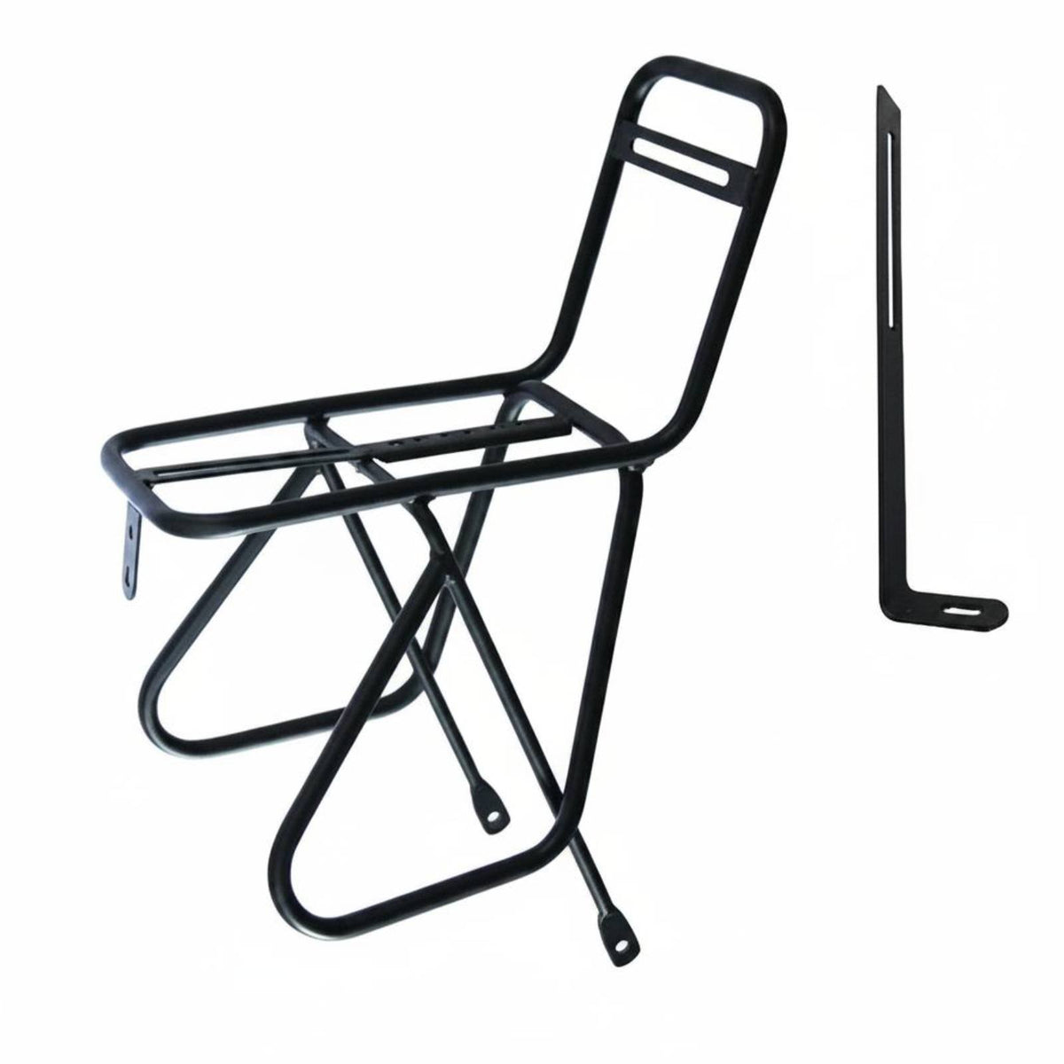 Touring Bike Front Carrier Steel Construction for Long-Distance Riding, Cyclists