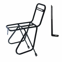Touring Bike Front Carrier Steel Construction for Long-Distance Riding, Cyclists
