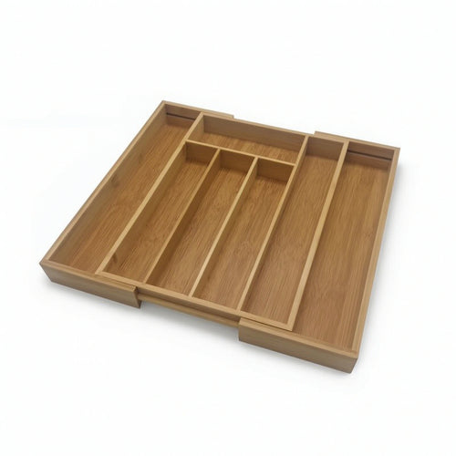 Bamboo Drawer Organizer Natural Expandable Drawer Organizer Sturdy